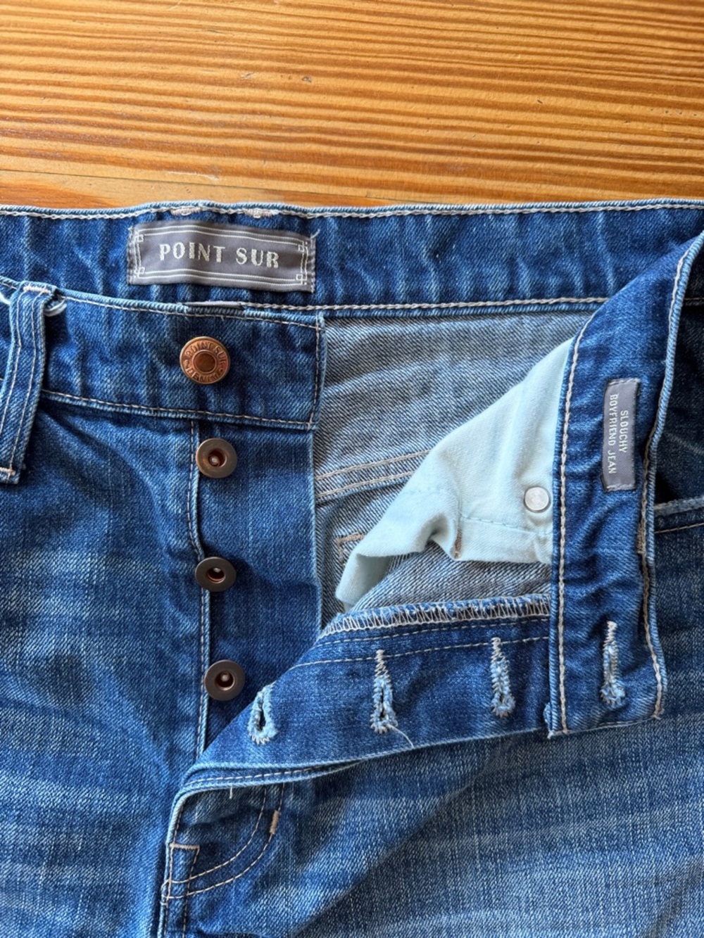 J. Crew boyfriend Jeans in Medium Blue Denim